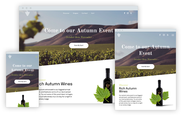 winery websites