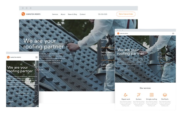 Roofing websites