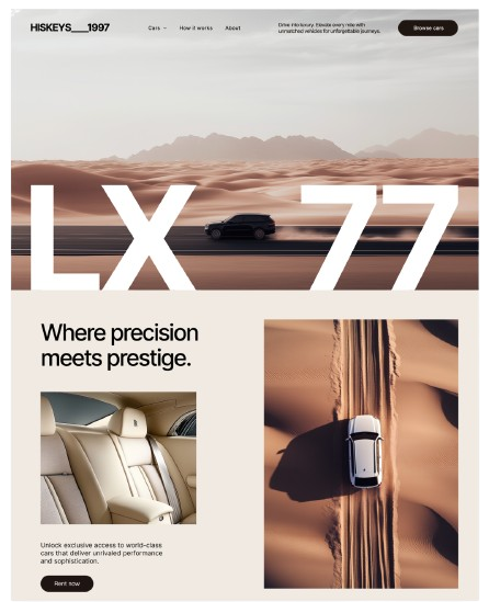 luxury car websites