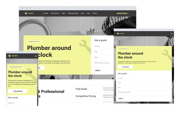 plumber websites