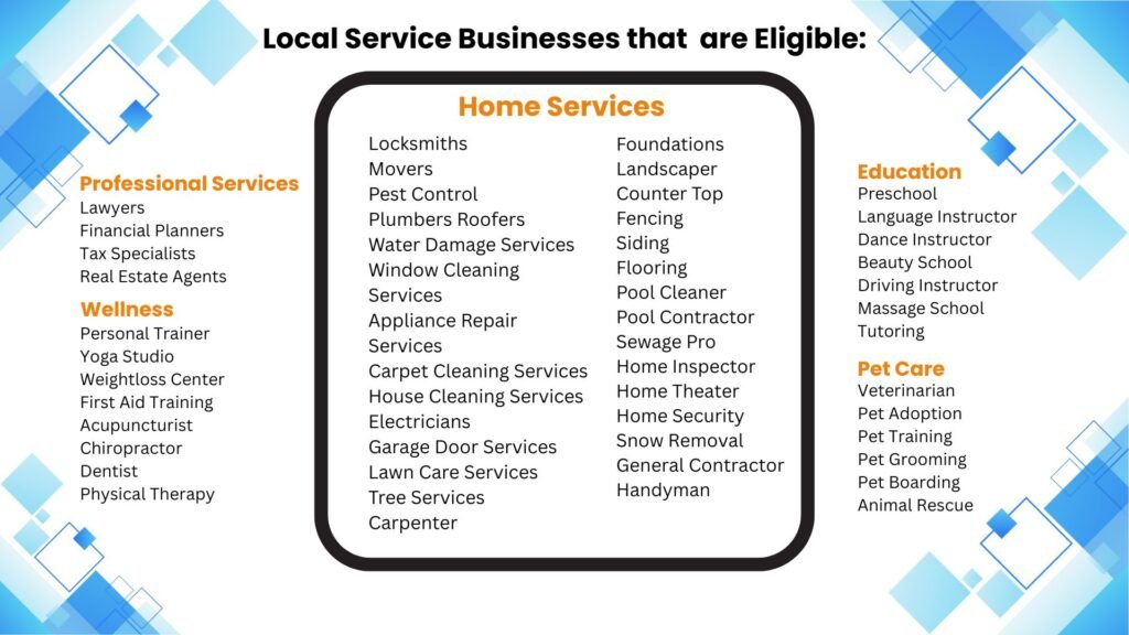 Eligible Local Service Business